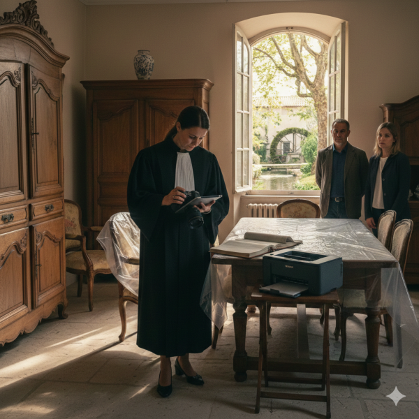 Le constat d’inventaire de succession par Commissaire de Justice en Vaucluse (84)
